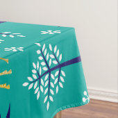 Boho Trees Gold Deers Modern Tischdecke (Beispiel)