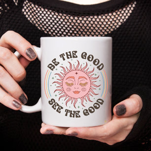 Boho-Trend-Geschenk mit Inspiration und Motivation Kaffeetasse