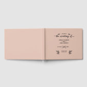 Boho-Trend-Script-Hochzeit Gästebuch (Voll)