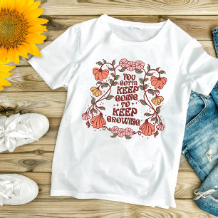 Boho-Trendy-Blumen-Inspirierend-Motivierend  T-Shirt