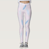 Boho Trendy Feathers Luxury Collection Leggings (Vorderseite)