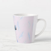 Boho Trendy Feathers Luxury Collection Milchtasse (Rechts)