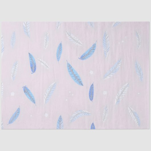 Boho Trendy Feathers Luxury Collection Seidenpapier (Vorderseite)