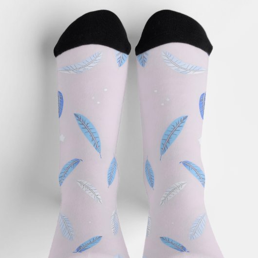 Boho Trendy Feathers Luxury Collection Socken (Oben)