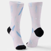 Boho Trendy Feathers Luxury Collection Socken (Gewinkelt)
