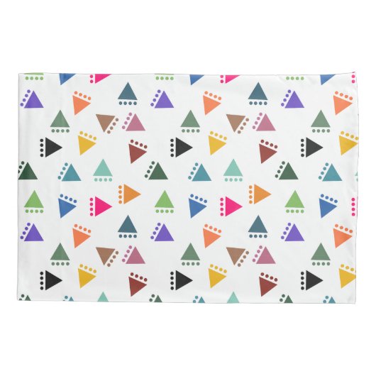 Boho Triangle Kissenbezug (Rückseite)