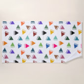 Boho Triangle Strandtuch (Vorderseite)