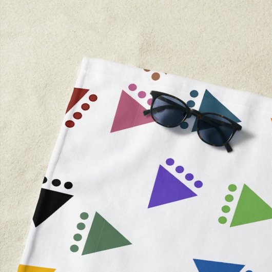 Boho Triangle Strandtuch (Beispiel)