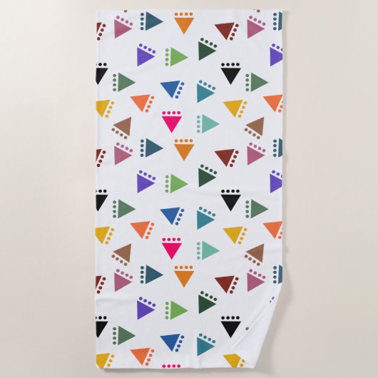Boho Triangle Strandtuch (Vorderseite)