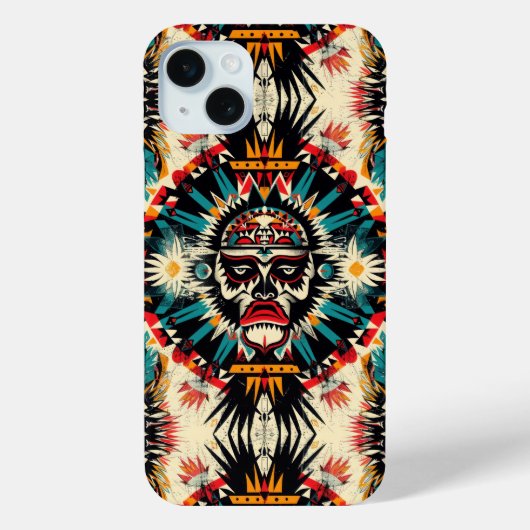 Boho Tribal Art Case-Mate iPhone Hülle (Rückseite)