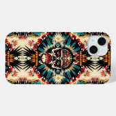 Boho Tribal Art Case-Mate iPhone Hülle (Rückseite (Horizontal))