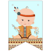 Boho Tribal Baby Showbanner Wimpelkette (Erste Fahne)