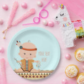 Boho Tribal Baby Shower Pappteller (Party)