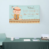 Boho Tribal Boy Baby Shower Banner (Messeveranstaltung)
