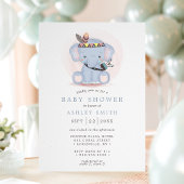 Boho Tribal Elephant Baby Shower Einladung
