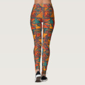 Boho Tribal Ethnic Chic Leggings (Rückseite)