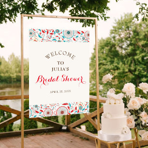 Boho Tribal feather Dreamcatcher Brautparty Poster