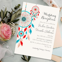 Boho-Tribal-Feather-Dreamcatcher-Hochzeitsempfang