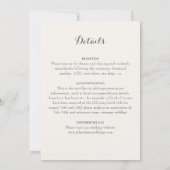 Boho Tribal feather Dreamcatcher Wedding Einladung (Rückseite)