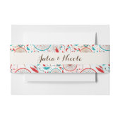 Boho Tribal feather Dreamcatcher Wedding Einladungsbanderole (Vorderseite Beispiel)