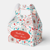 Boho Tribal feather Dreamcatcher Wedding Geschenkschachtel (Vorderseite)