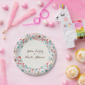 Boho Tribal feather Dreamcatcher Wedding Pappteller (Party)