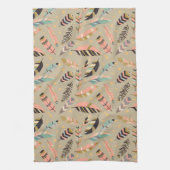 Boho Tribal Feather Pattern Küchentuch (Vertikal)