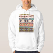 Boho Tribal Geometric Muster Südwestaztec Hoodie (Vorderseite)
