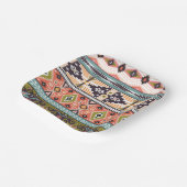 Boho Tribal Geometric Muster Südwestaztec Pappteller (Gewinkelt)
