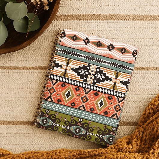 Boho Tribal Geometric Muster Südwestaztec Planer