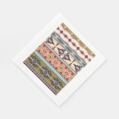 Boho Tribal Geometric Muster Südwestaztec Serviette (Ecke)