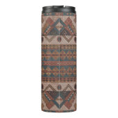 Boho Tribal Geometric Thermal Tumbler - isoliert Thermosbecher (Rückseite)