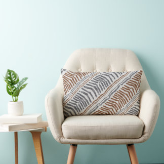 Boho-Tribal-Gestreifte Lendenkissen
