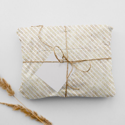 Boho Tribal Gold Arrow Muster Seidenpapier