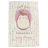 Boho Tribal Igel Pastel Arrow Baby Dusche Mittlere Geschenktüte (Vorderseite)