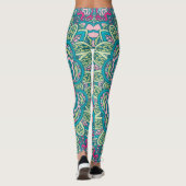 Boho Tribal Mandala Leggings (Rückseite)