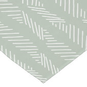 Boho Tribal Muster Sage Green Mud Tuch Kurzer Tischläufer (Ecke)