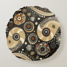 Boho Tribal Paisley- und Mandala-Kissen