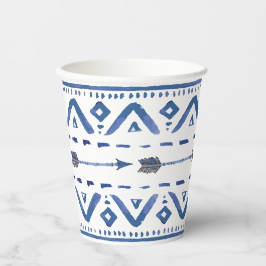 Boho Tribal Pappbecher (Vorderseite)