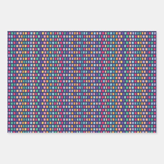 Boho Tribal Pattern Geschenkpapier Set (Vorderseite 3)