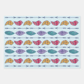 Boho Tribal Pattern Geschenkpapier Set (Vorderseite)