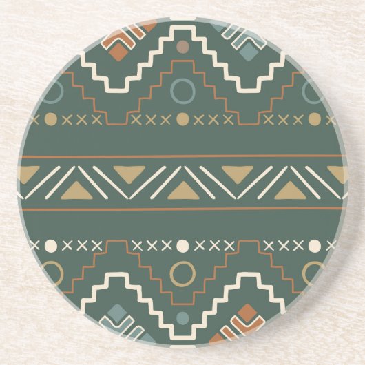 Boho Tribal Pattern Getränkeuntersetzer (Vorne)