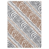 Boho-Tribal-Striped Klemmbrett (Rückseite)