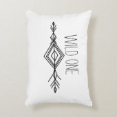 Boho Tribal Wild One Kissen (Vorderseite(Vertikal))