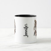 Boho Tribal Wolf Tasse (Zentrum)