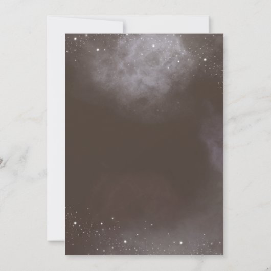 Boho Triple Moon Phases Sunflower Handfasts Einladung (Rückseite)