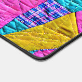 Boho Trompe L'oeil Patchwork Quilt Inspiriert Schreibtischunterlage (Ecke)