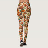 Boho-Tropenfische Leggings (Rückseite)