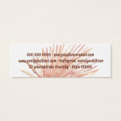 boho Tropic Mini-Visitenkarte (Rückseite)