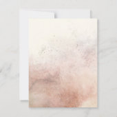 Boho Tropical Beach Wedding Save the Date (Rückseite)